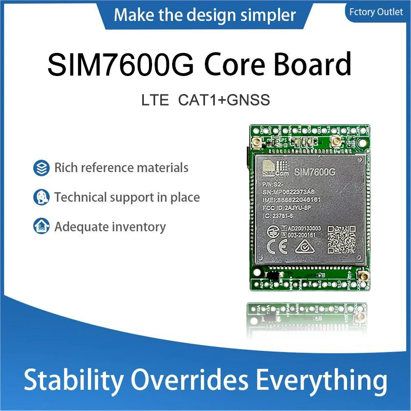 Simcom sim7600g lte cat1 core коммутационная