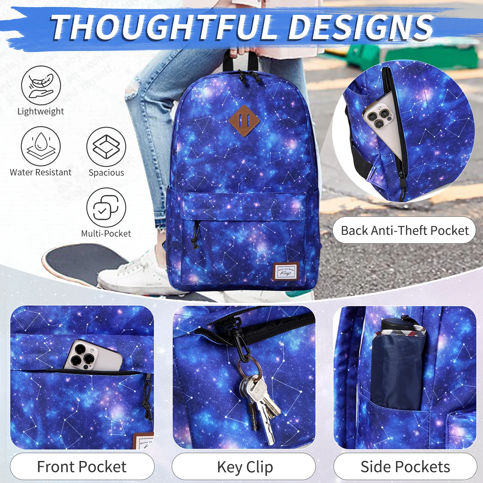 Рюкзак tie dye для девочек-подростков - Фотография_3