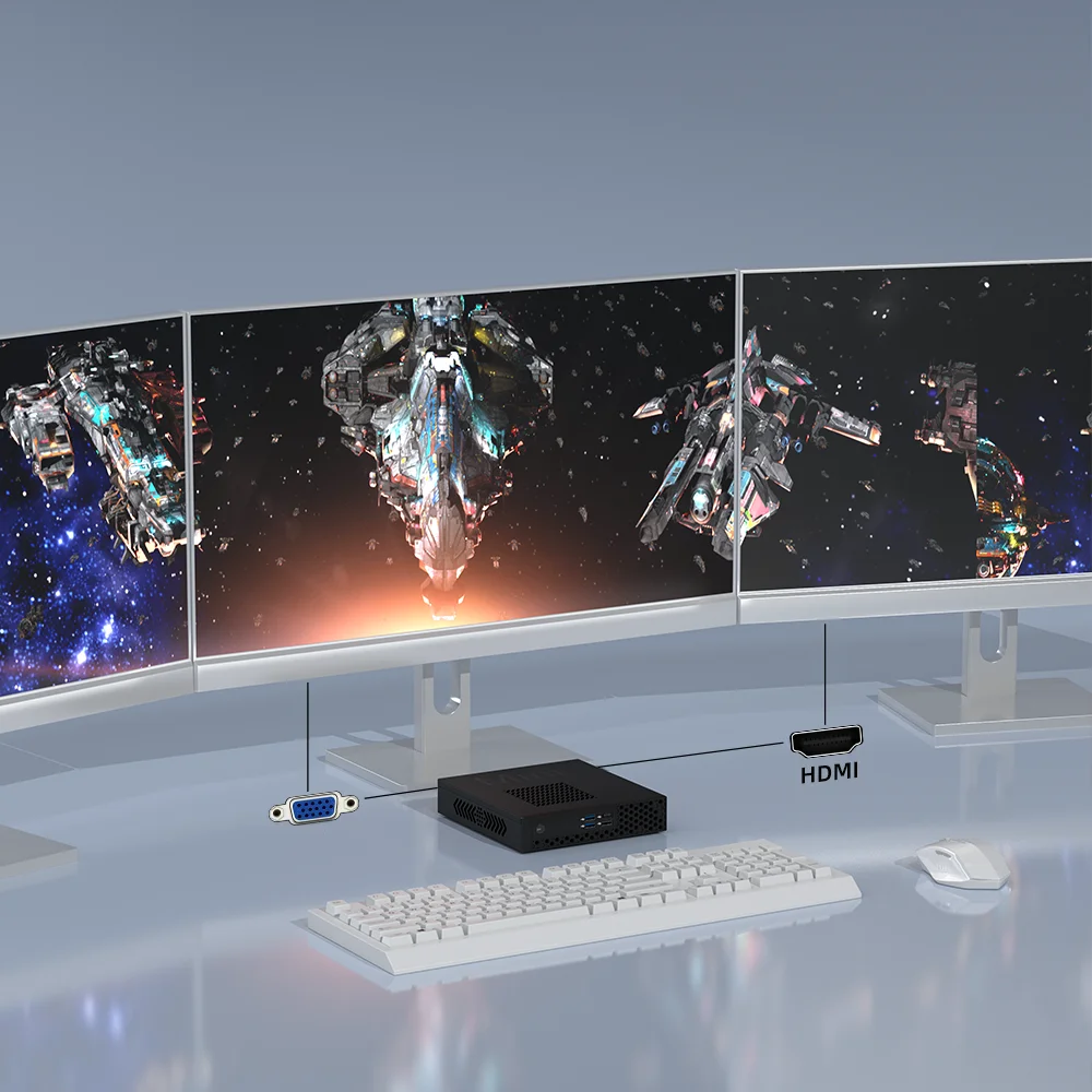 Мини-пк texhoo intel core i7 i5 i3 двухдиапазонный wifi5 bt4 - Фотография_5