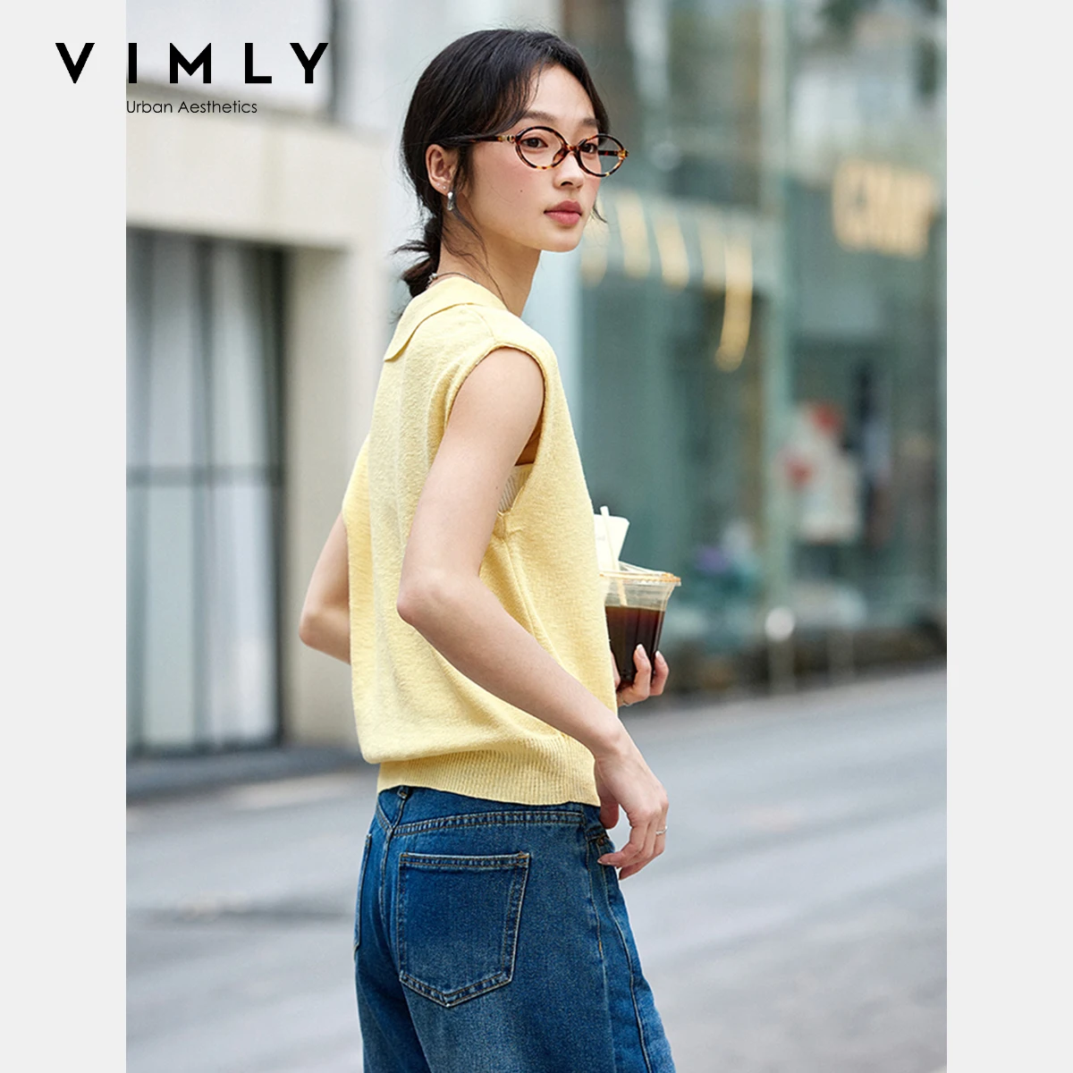 Vimly женские летние вязаные топы - Фотография_2