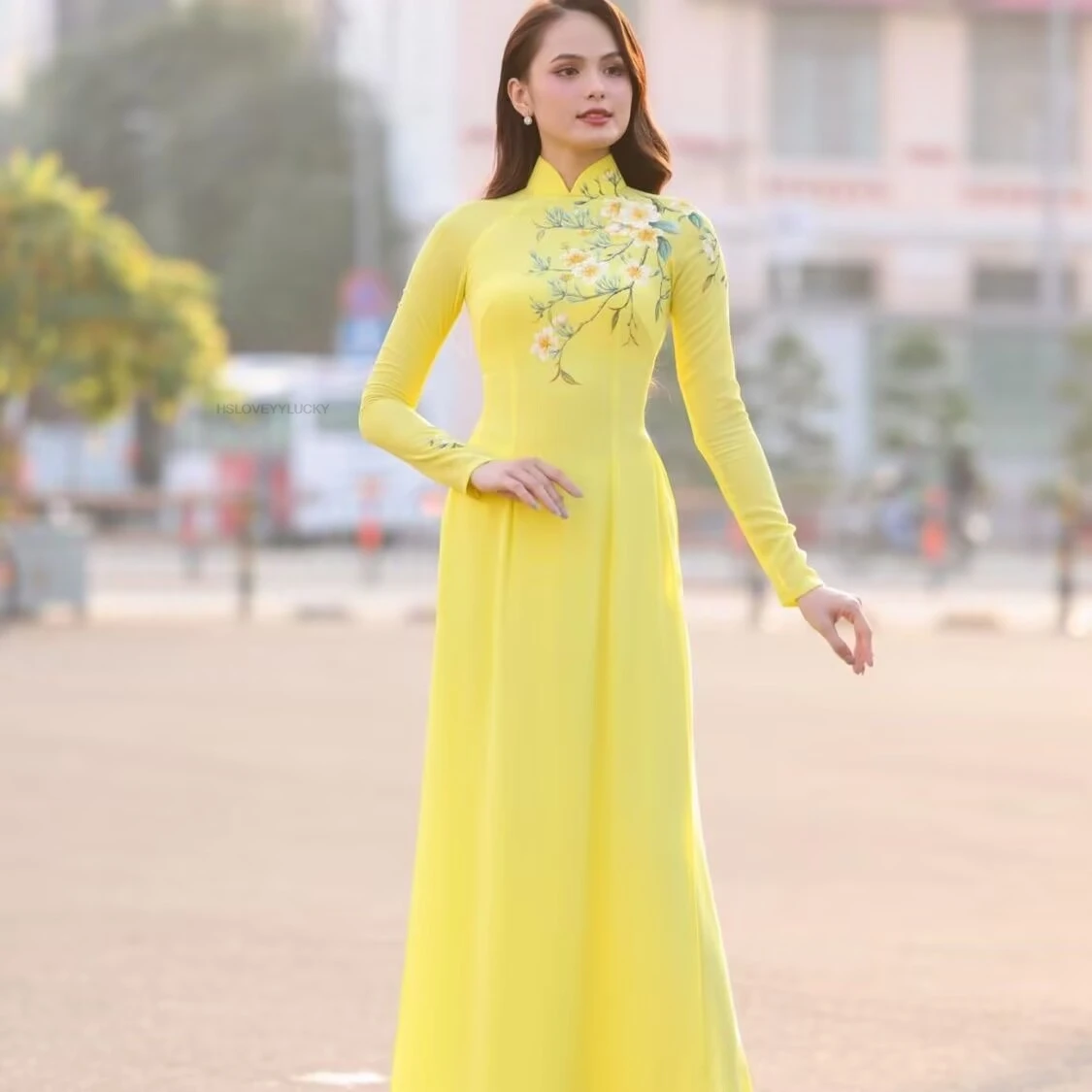 Восточное вьетнамское платье ao dai - Фотография_2