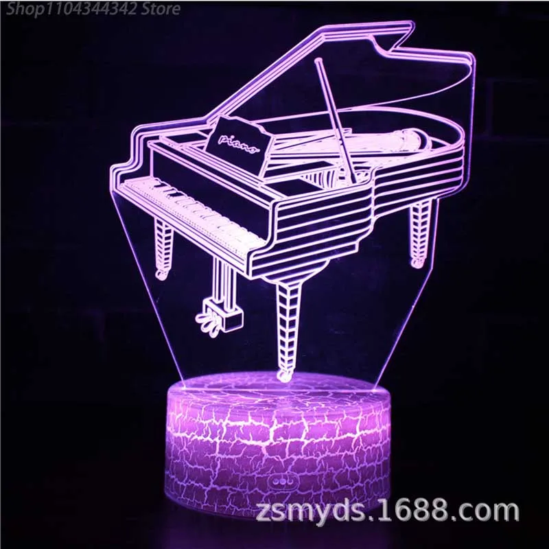 3d acrylic creative piano violin - Фотография_4
