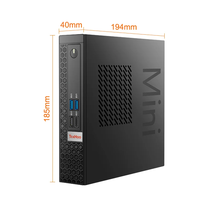 Мини-пк texhoo intel core i7 i5 i3 двухдиапазонный wifi5 bt4 - Фотография_2