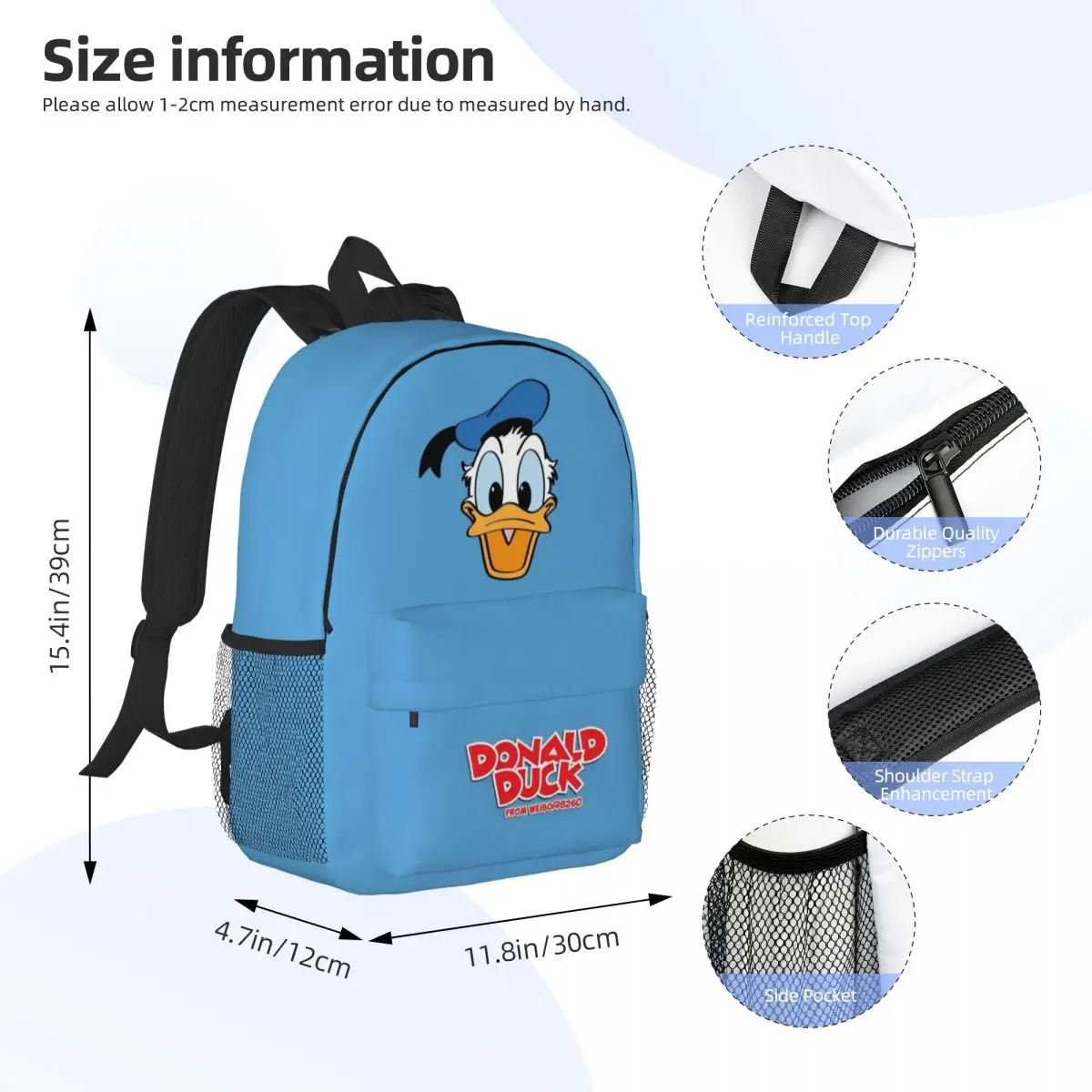 Donald duck compact 15-inch backpack - Фотография_4