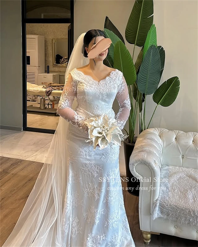 Белое свадебное платье русалки - Фотография_2