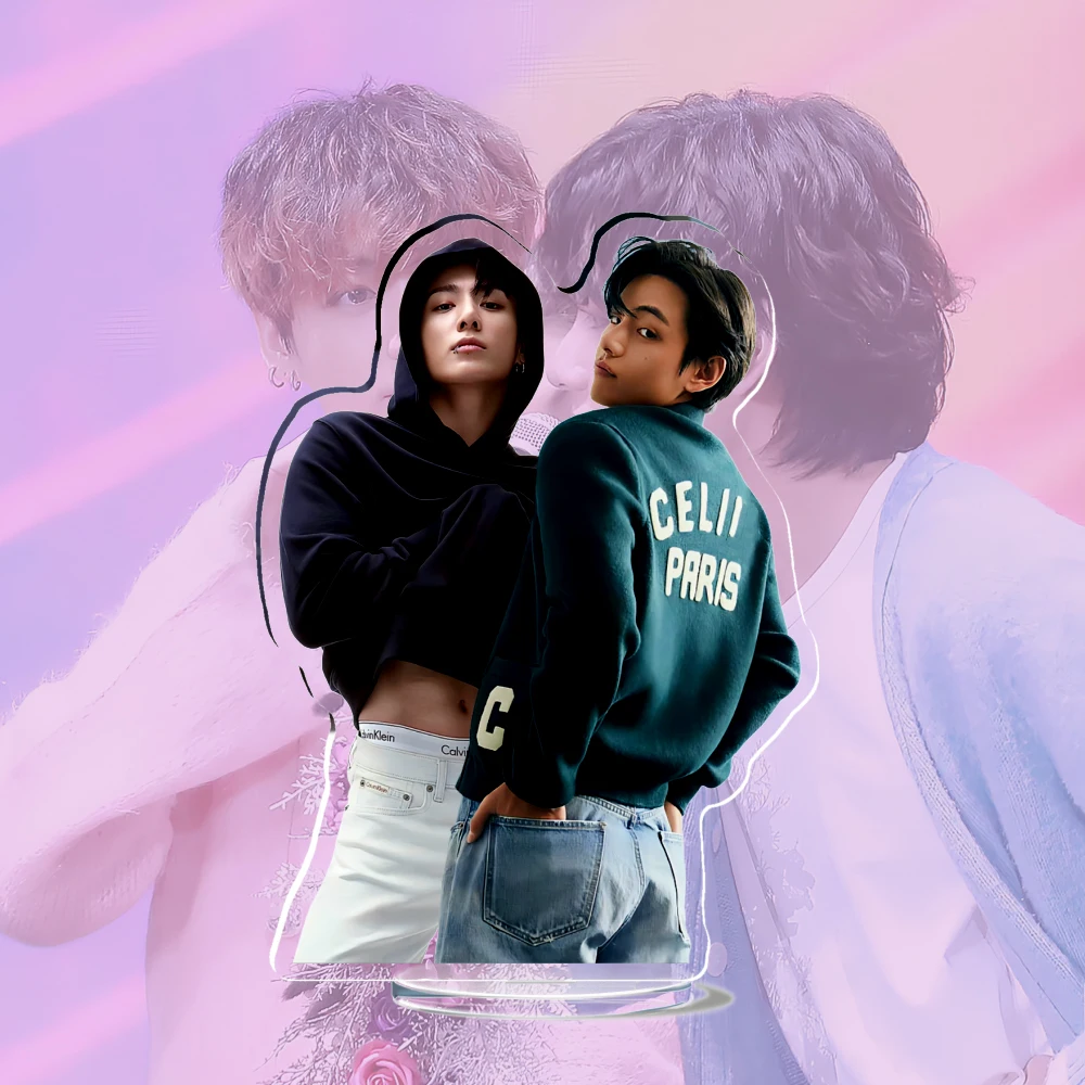 Акриловый альбом kpop standee golden layover take - Фотография_2
