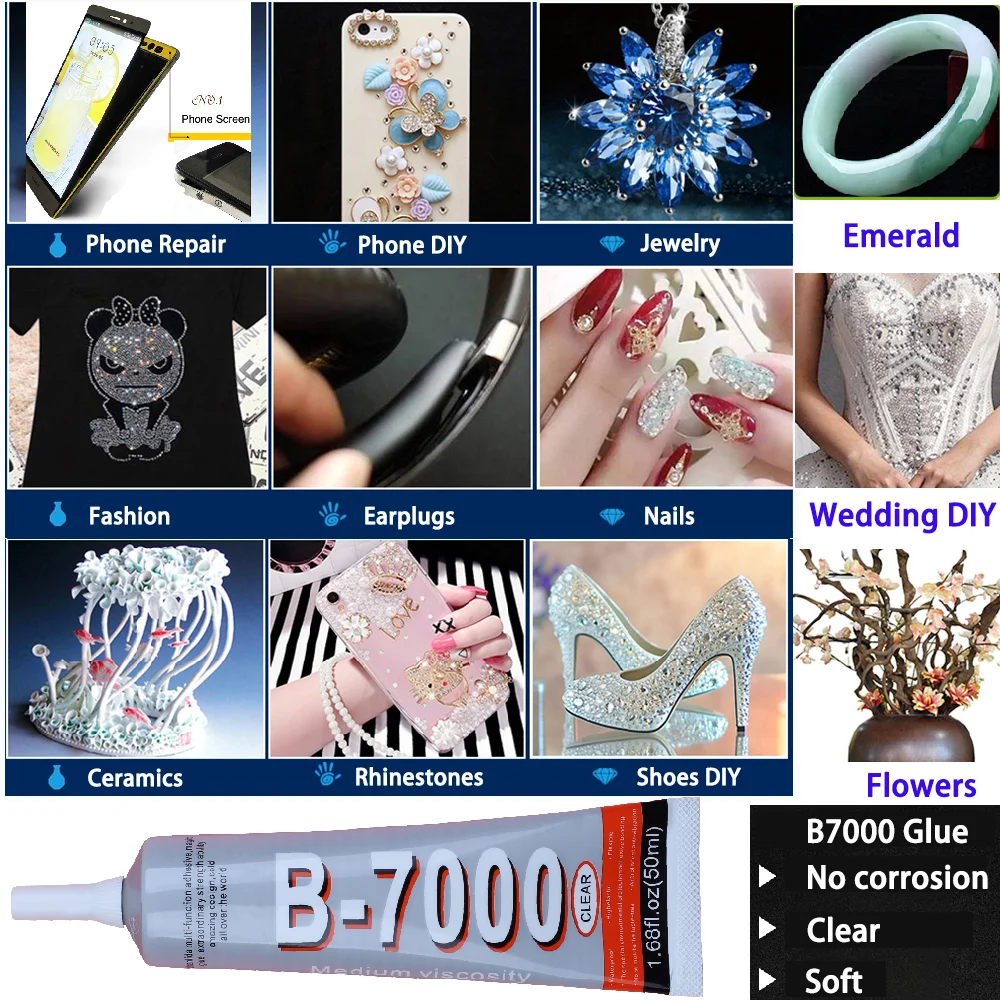 Прозрачный клей e7000 - Фотография_6