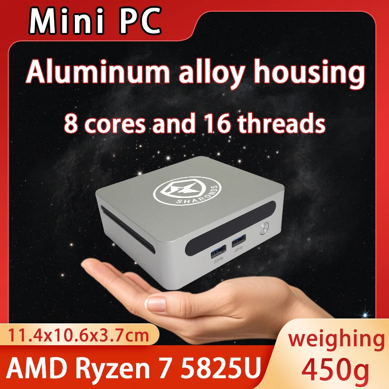 Мини-пк windows 11 pro amd ryzen7