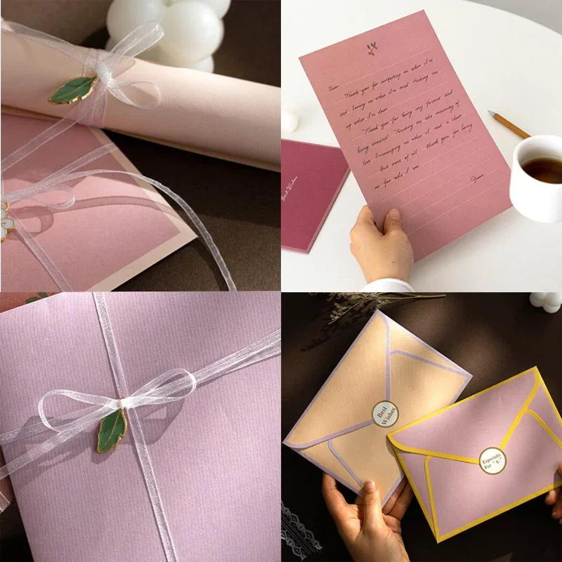 Ins цветочные конверты kawaii блокноты - Фотография_6
