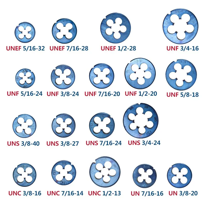 Машинный резьбовой матрицы unc/unf/unef/un/uns - Фотография_2