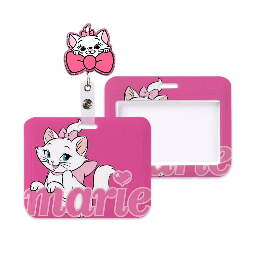 Горизонтальный идентификатор disney marie cat с рисунком кота