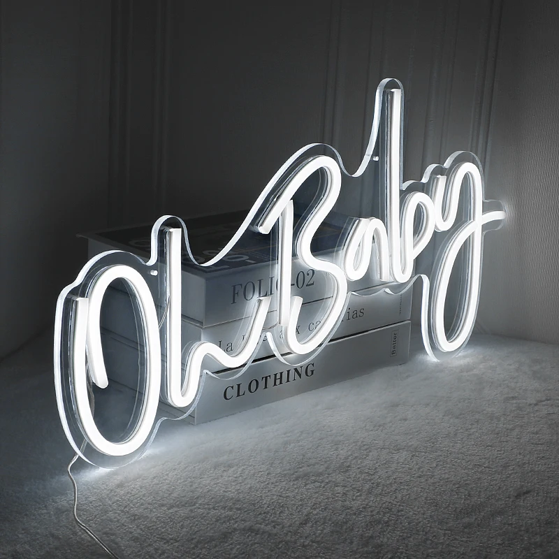 Неоновая вывеска oh baby 20 стилей - Фотография_3